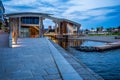 Museum of Modern Art In Residential Multi-storey Houses In Aker Brygge District In Summer Evening in Oslo city.