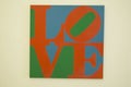 The Museum of Modern and Contemporary Art of Nice, Painting by Robert Indiana, Nice, France