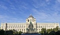 Museum of Natural History and the memorial of the empress Maria Theresa, Vienna