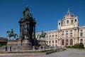 Museum of natural history and monument of Maria Theresia in Wien