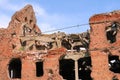 Museum panorama Stalingrad fight Destroyed mill Volgograd