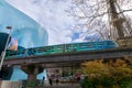 The Museum of Pop Culture (MoPOP) and Monorail in Seattle