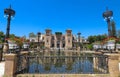 Museum of Popular Arts of Seville, Spain -Mudejar Pavilion in park Maria Luisa. Royalty Free Stock Photo