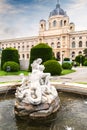 Museum Quarter or Maria Teresa Square overlooking the Natural History Museum in Vienna, Austria