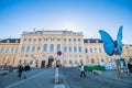 The Museum Quarter on a spring day in Vienna, Austria Royalty Free Stock Photo