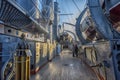 Museum ship Aurora Cruiser. - details Royalty Free Stock Photo