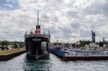 Museum Ship Valley Camp In Sault Ste Marie Michigan Royalty Free Stock Photo