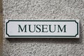 Museum Sign Royalty Free Stock Photo