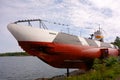 Museum submarine Vesikko in Suomenlinna fortress island in Helsinki, Finland