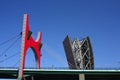 Museum Tower, and La Salve Bridge, Bilbao. Royalty Free Stock Photo