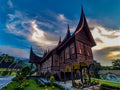 Museum of trditional house of west sumatera Indonesia