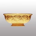 [Museum treasure 03]-Mandarin duck lotus petal pattern gold bow,0A.Shaanxi History Museum,China