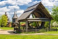 Museum of wooden architecture in Suzdal, Golden Ring of Russia Royalty Free Stock Photo