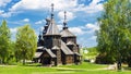 Museum of wooden architecture in Suzdal, Golden Ring of Russia Royalty Free Stock Photo