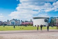 Museumplein with the Van Gogh museum and the Concertgebouw in Amsterdam