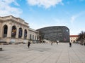 Museumsquartier on a beautiful day, 7th district, Vienna Royalty Free Stock Photo