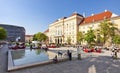 The Museumsquartier (MQ) of the city of Vienna, Austria.