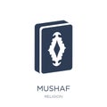 Mushaf icon. Trendy flat vector Mushaf icon on white background