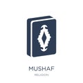 Mushaf icon. Trendy flat vector Mushaf icon on white background Royalty Free Stock Photo