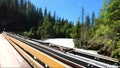 Canada British Columbia The Mushbowl Bridge over the Murtle River