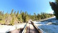 Canada British Columbia The Mushbowl Bridge over the Murtle River