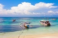 Mushroom bay on Nusa Lembongan Bali Indonesia Royalty Free Stock Photo