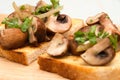 Mushroom bruschetta