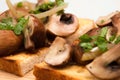 Mushroom bruschetta