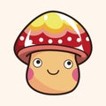 Mushroom cartoon theme elements vector,eps