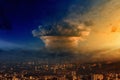 Mushroom cloud Royalty Free Stock Photo