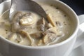 Mushroom and cream soup Royalty Free Stock Photo