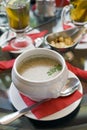 Mushroom cream soup Royalty Free Stock Photo