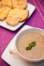 Mushroom cream soup Royalty Free Stock Photo