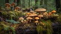 Mushroom Haven in the Forest
