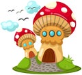 Mushroom houses Royalty Free Stock Photo
