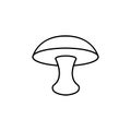 mushroom icon. Element of food icon for mobile concept and web apps. Thin line mushroom icon can be used for web and mobile Royalty Free Stock Photo