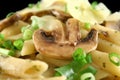 Mushroom Pasta 4 Royalty Free Stock Photo