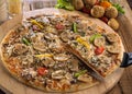 Mushroom pizza