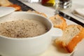 Mushroom porcini soup Royalty Free Stock Photo