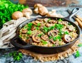 Mushroom risotto