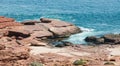 Mushroom Rock: Kalbarri, Western Australia Royalty Free Stock Photo