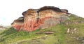 The Mushroom Rocks in the Golden Gate Highlands National Park Royalty Free Stock Photo