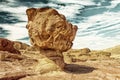 The Mushroom Sandstone in Timna Park HDR Royalty Free Stock Photo