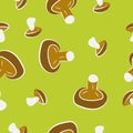 Mushroom seamless pattern vector illustration Royalty Free Stock Photo