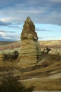 Mushroom-shaped stone formation