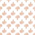 mushroom vegetable piece food vegan pattern textil