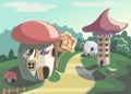 Mushroom village