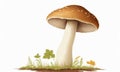 Mushroom on a white background. illustration.