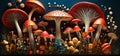 Mushrooms Growing Out of the Ground: Amazing Stylized Plasticine