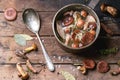 Mushrooms soup